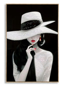 Dipinto su Tela Laccato Marty con Cornice 62x4x92 cm in Pino e Tela e Plastica      