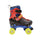 Pattini Classici con Scarpa Allungabile Misura Regolabile 31-34 Freno a Tampone Blu/Rosso