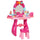 Postazione Trucco Specchiera Giocattolo per Bambini con Specchio e Accessori Rosa e Rosso