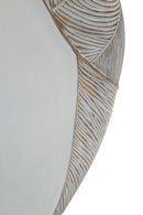 Vaso Resina Ho Chi Minh 35x13,5x37,5 cm in Resina Bianco effetto lavato      