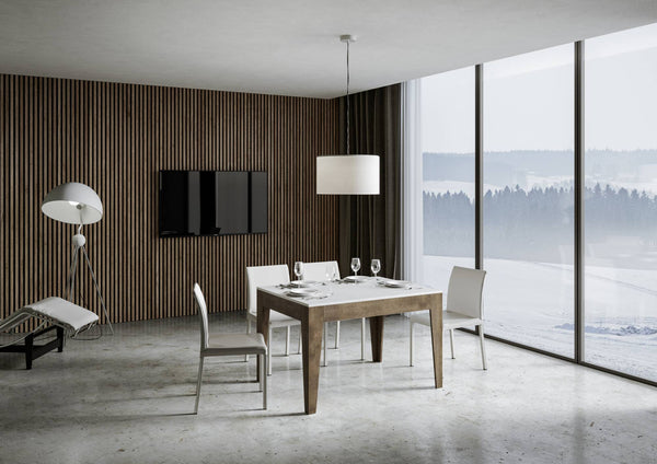 sconto Tavolo Allungabile 120-180x90x77 cm Cico Mix Bianco Frassino