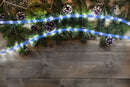 Tubo LED Natalizio Blu 8 Funzioni 192 LED Soriani Varie Misure