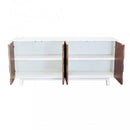 Mobile Antwan 180x45x80 h cm in Legno Bianco