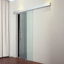 Porta Scorrevole Vetrata 102,5x205 cm Satinata 