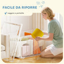 Set 8 Costruzioni Morbide per Bambini 0-3 Anni in Velluto e Schiuma PU Arancione      