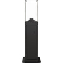 Stufa a Pellet Decorativa Senza Canna Fumaria da Esterno 146x44x44cm Flig Tennessee Nera