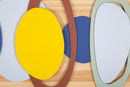 Pannello da Muro Wood Color 80x2,5x50 cm in Ferro e Abete      
