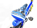Bicicletta per Bambino 16" 2 Freni con Borraccia e Scudetto Frontale Blu