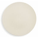 Set 6 Sottopiatti in Plastica Ø 33cm Villa d'Este Wood Bianco Lucido