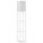 Lampada da Terra 2 in 1 Moderna 26x26x160 cm con 3 Ripiani Attacco E27 in MDF Bianco