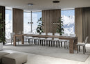 Tavolo Allungabile 200/460x90x77 cm Roxell Noce  