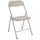 Sedia da Giardino Pieghevole Slim 44x45x79 h cm in Acciaio Tortora Opaca