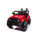 Macchina Elettrica per Bambini Fuoristrada Toyota Fj Cruiser 12V Telecomando Ruote in Gomma e Sedile in Pelle Rosso