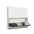Letto Singolo a Scomparsa Composizione D Kando H194,4 Bianco Frassino 