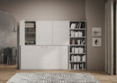 Letto Singolo a Scomparsa Composizione G Kando H194,4 Bianco Frassino 