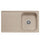 Lavello 86x50 cm reversibile 1 vasca gocciolatoio avena Samet