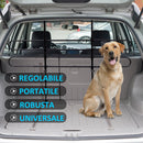 Griglia Divisoria Regolabile per Trasporto Cani per Auto Nero