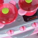 Cucina Giocattolo per Bambini 51x30x73 cm con Utensili  Rosa