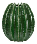 Vaso Cactus Ball Ø28x31 cm in Ceramica Verde      