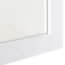 Specchio da Parete 52x72x1,9 cm con Cornice in MDF Bianca