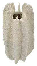 Vaso Resina Ester Ø23x50 cm in Resina Sabbia      
