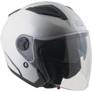 Casco Jet per Scooter Visiera Lunga CGM Daytona 130A Argento 