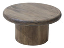Tavolino Ø75x40h cm Lopez Brown