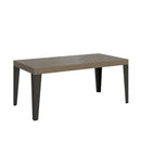 Tavolo Allungabile 200-304x90x77 cm Flame Premium Tortora Telaio Antracite
