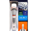 Rasoio Taglia Capelli Trimmer Elettrico Ricaricabile Regola Barba 14 pezzi