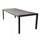 Tavolo Allungabile Waikiki 162/242x100x74 h cm in Alluminio Taupe