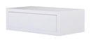 Mensola da Parete 1 Cassetto 45x13,4x23,7 cm in Fibra di Legno Lego Maxi Bianco