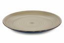 Set 6 Piatti Piani Ø27x3,5 cm in Gres Villa d'Este Home Tivoli Baita 2 Grigio e Blu