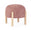Sgabello Ø 45x38 cm Dalia in Bouclè Rosa Antico