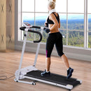 Tapis Roulant Elettrico Pieghevole Schermo LCD 500W Velocità Max 10km/h 