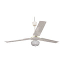 Ventilatore Lampadario a Soffitto 3 Pale Ø 140 cm 70 W Windy Bianco      
