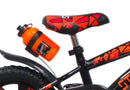 Bicicletta per Bambino 12"" 1 Freno Street Art Nero e Arancione