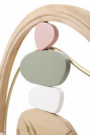 Orologio da Muro Colorful 57x3,8x57 cm in Ferro e MDF Multicolor      