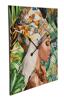Orologio Kloe 60x4,5x60 cm in MDF Multicolor      