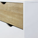 Mobile Bradley 147x39x82 h cm in Legno Bianco