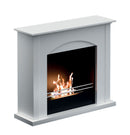 Camino a Bioetanolo da Pavimento 100x30x88 cm 2500W 1,9L Firenze Bianco 