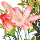 Set 8 Bouquet Artificiali Mini di Orchidee Altezza 30 cm 