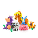 Set Pasta Modellabile Plastilina per Bambini 15 Barattoli 2 Stumenti Animali 