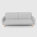 Divano Letto Clic Clac 186x85x80 cm in Tessuto Grigio