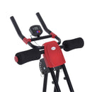 Panca Trainer Addominali Power ABS con Display Nero e Rosso 