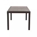 Tavolo Houston 150x90x74 h cm in Wicker Marrone