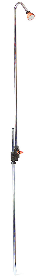 Doccia da Giardino in Alluminio 217cm con Rubinetto Agrati