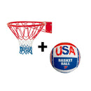 Canestro da Basket Ø 46 cm con Palla USA Multicolore