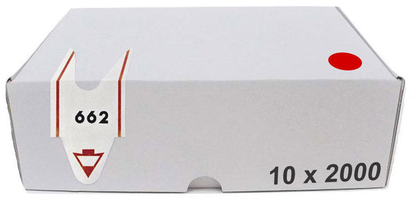 Confezione da 20000 Tickets per Distributore a Chiocciola 3 Cifre Visel Rossi sconto