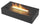 Bruciatore a Bioetanolo per Camini 40x8x20 cm 1L Simple Box 400 Nero
