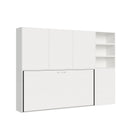 Letto Singolo a Scomparsa Composizione F Kando H194,4 Bianco Frassino 